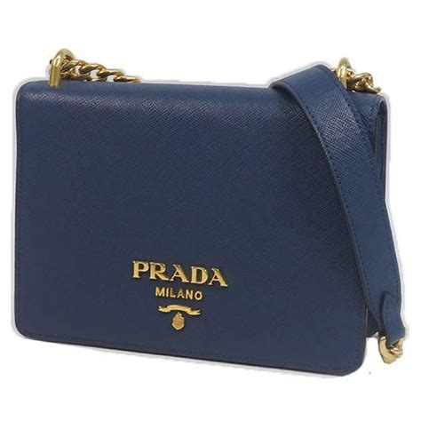 blue prada bag with chain|Prada bucket bag saffiano.